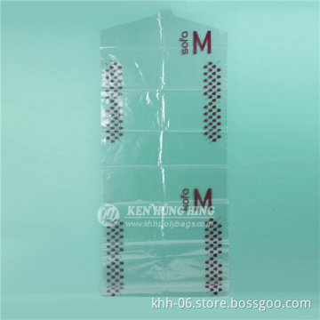 High Quality Custom Printed Transparent Plastic Dust Cover Garment Bags